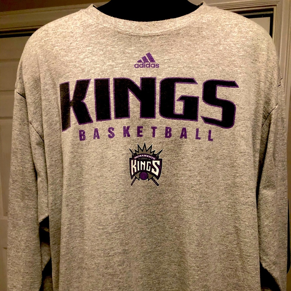 Adidas Sacramento Kings Long Sleeve Tee